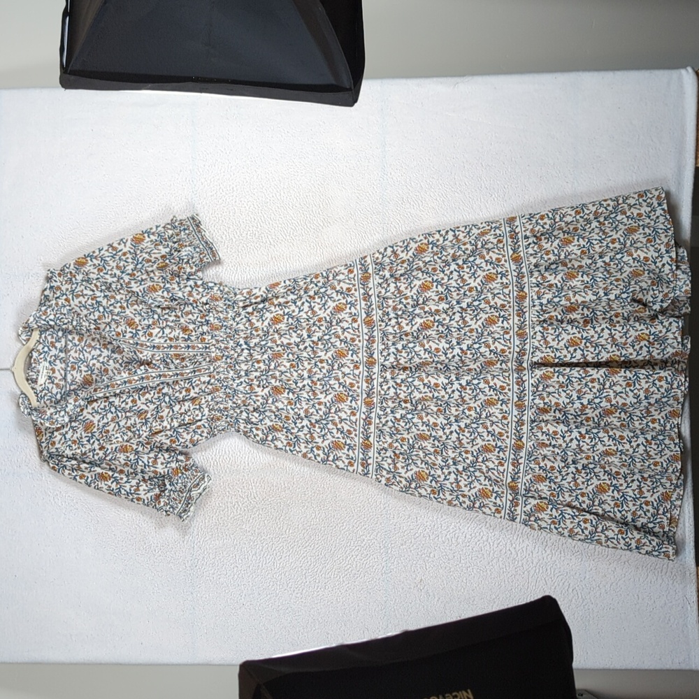 Max Studio Women's Prairie Farmhouse Maxi Dress Size L